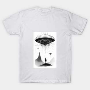 UFO LineArt T-Shirt